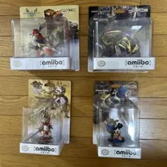 モンスターハンターライズ amiibo フィギュアセット　4体
