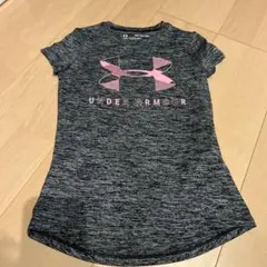 UNDER ARMOUR HEATGEAR Tシャツ グレー/ピンク