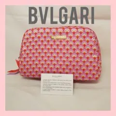 【美品】BVLGARI 波模様ポーチ