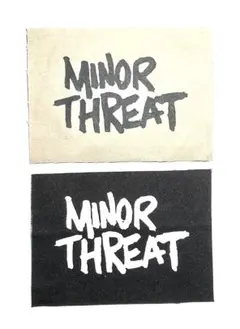 MINOR THREAT 布パッチ パンク ハードコア クラストのサムネイル