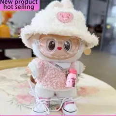 LABUBU (17㎝)ぬいぐるみ　ぬい服　POP MART 洋服　5点セッ