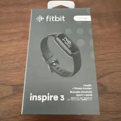 開封済 新品未使用 ☆Fitbit Inspire 3 本体 黒 black - メルカリ