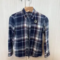 TOMMY HILFIGER チェック柄長袖シャツ 140
