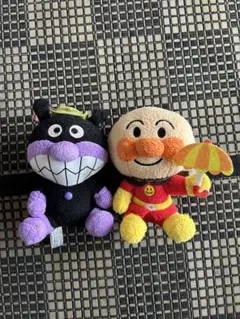 アンパンマン バイキンマン ぬいぐるみセット