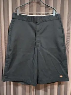 Dickies ディッキーズ ブラック ルーズフィットハーフパンツ サイズ36
