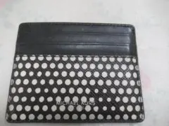 MICHAEL KORS マイケルコース ブラック レザーカードケース　名刺入れ