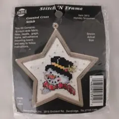 クロスステッチキット18ct.[新品未使用]made in USA