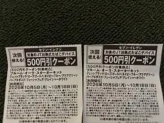 セブン-イレブン プルーム・オーラ 500円引クーポン 2枚セット