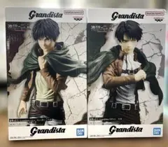 【未開封】「進撃の巨人」 Grandista エレン・リヴァイ ２種セット