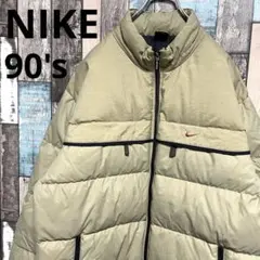 90s 1999 ナイキ NIKE ダウンジャケット ワンポイント 刺繍