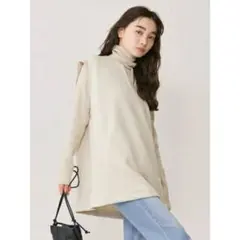 AMERICAN HOLIC Vネックベスト ハイネックニット セットアップ