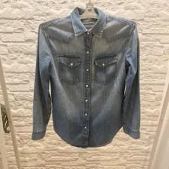 値下げ中！Gap デニムシャツ 長袖 ライトブルー XS
