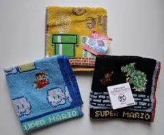 スーパーマリオ タオルハンカチ3枚セット