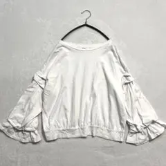 niko and…/フリル袖カットソー/綿100%/ゆったり/シンプル/無地/3