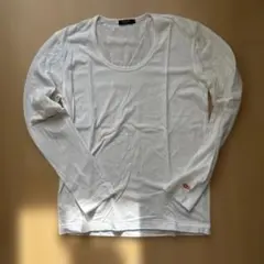 BEAMS HEART ホワイト長袖カットソー S