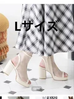 新品タグ付き　attagirl 厚底メッシュブーツサンダル　Lのサムネイル