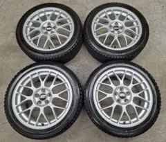 BBS RG345 鍛造4本セットPCD100レガシィプリウススタッドレスVRX