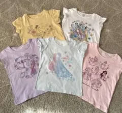 UNIQLO Tシャツ ディズニープリンセス　110 120 5枚セット