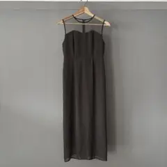 epic day パーティードレス　ノースリーブ　ブラウン系