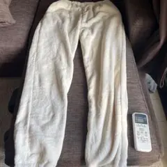 もこもこホワイト ルームウェアパンツ