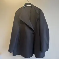 UNIQLO グレー ダブルフェイスショートコート　M