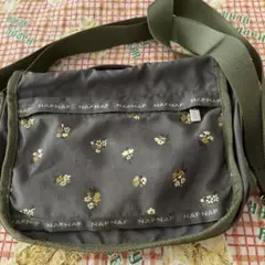 NAFNAF★花柄ショルダーバッグ&花柄ポーチ