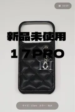 Darich♡新品キルティングミラーDDチャームiPhoneケース【１７PRO】