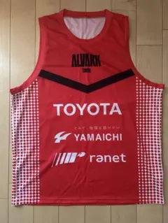 ALVARK TOKYO バスケットボール ユニフォーム 赤