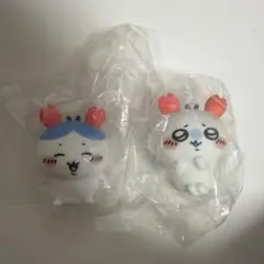 ちいかわ　ソフビフィギュア3　カニなハチワレ　カニなモモンガ　ガチャ