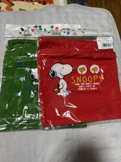スヌーピー 巾着袋 2点セット 新品未使用