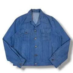 【ヴィンテージ】70s LATHY'S シャンブレー調 デニムジャケット L