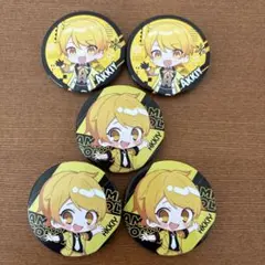 あっきぃ 缶バッジ 5点セット