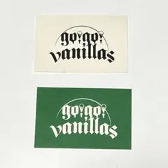 go!go!vanillas ステッカー 2枚セット