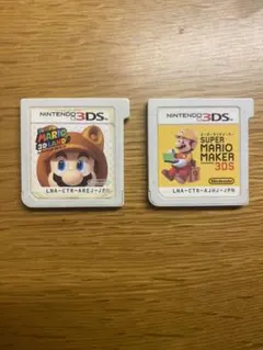 【訳あり】3DS マリオ3Dランド & マリオメーカー セット（動作確認済）