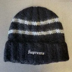 Supreme 2024 Brushed Stripe Beanie ニット帽