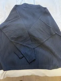 【ISSEY MIYAKE】HOMME PLISSÉ プリーツ 長袖 ブラックのサムネイル