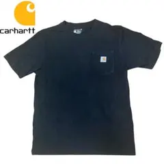 【大人気】カーハート K87 ポケットTシャツ 黒 M ルーズフィット 定番
