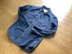 名品　フリーホイーラーズ　黒シャンブレーシャツ　メタルボタン　ユニオンチケット