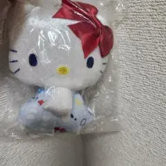 レア キティ チェーン付き マスコット ぬいぐるみホルダー 2010 金魚ドレス
