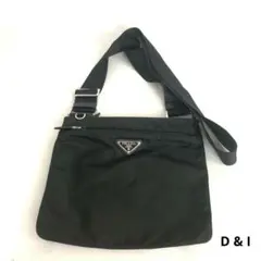 PRADA 프라다 숄더백 가방 나일론 삼각 로고 대각선 블랙