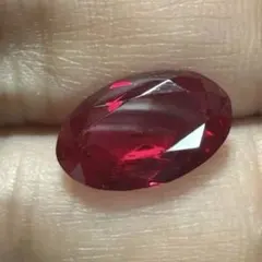 93.34ct 超大粒 ピジョンブラッドカラー系 合成ルビー - メルカリ