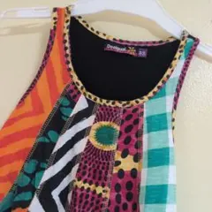 美品✨Desigual デジグアルノースリーブバルーンキッズワンピース130cm