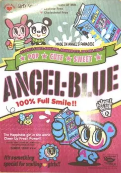 ANGEL BLUE 下敷き ナカムラくん ミルク柄のサムネイル