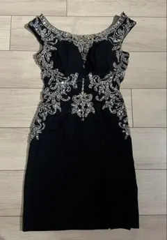 美品！IRMA ドレス S ブラック ビジュー