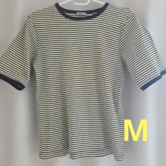 【美品】しまむら Ecla sim mako ボーダーTシャツ