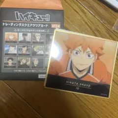 近日削除ハイキュー 烏野高校 日向翔陽 トレーディングスクエアカード