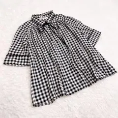 ZARA TRF ザラ　ギンガムチェックシャツのサムネイル