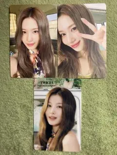 TWICE サナ　#TWICE5 初回限定盤A・B トレカセット　クリアトレカ