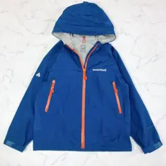 【極美品】モンベル レインダンサージャケット ゴアテックス レインウェア 140