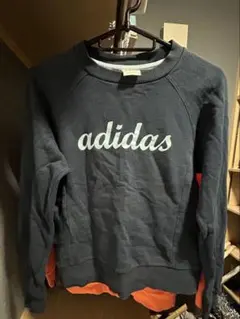 adidas スウェット 紺 ネイビー